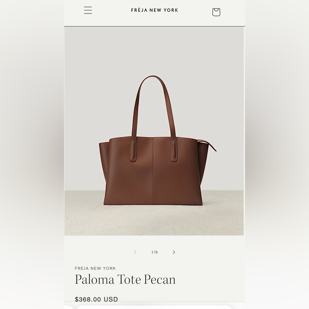Freja New York Paloma Bag - Pecan - new with tags